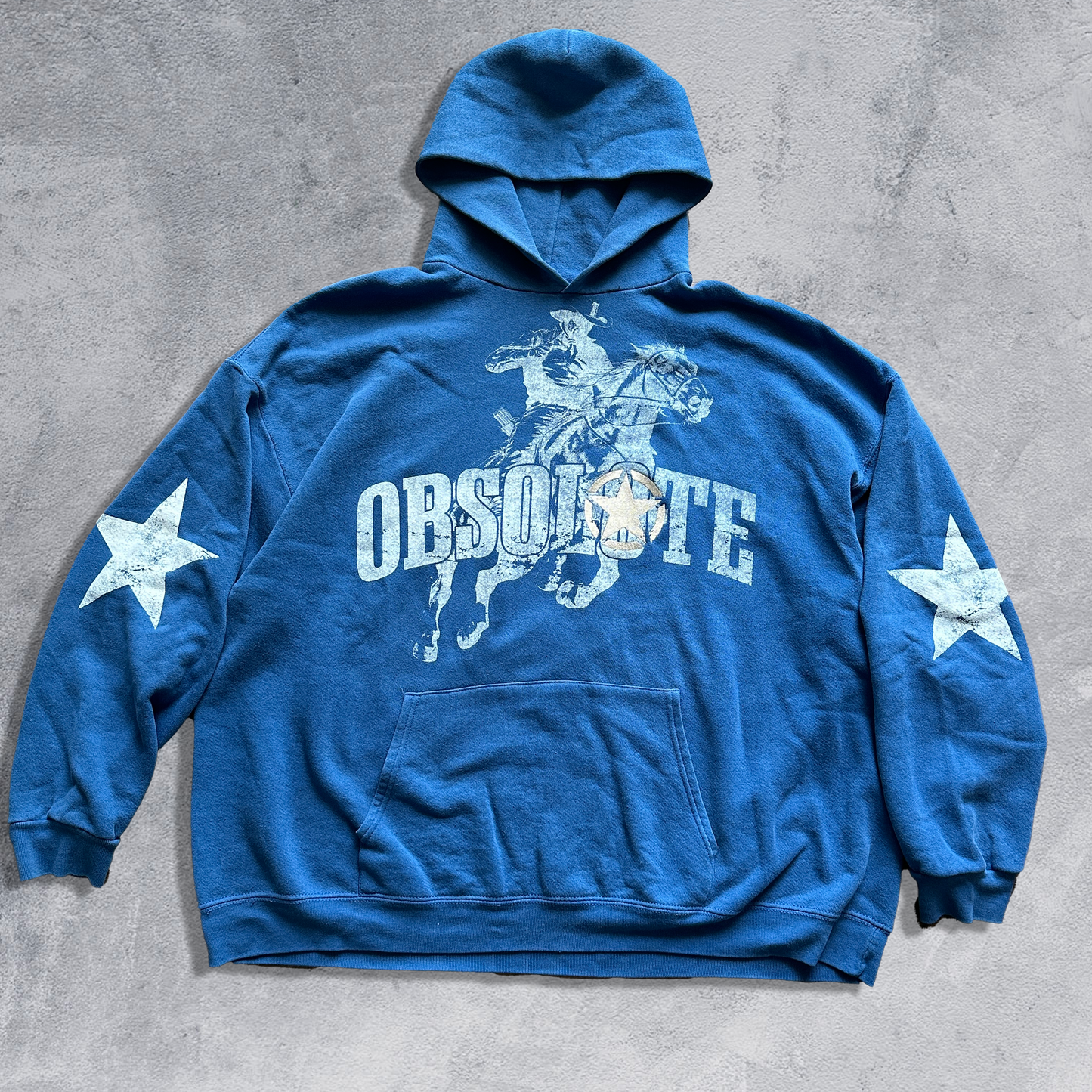 Royal Blue Cowboy hoodie (2XL)