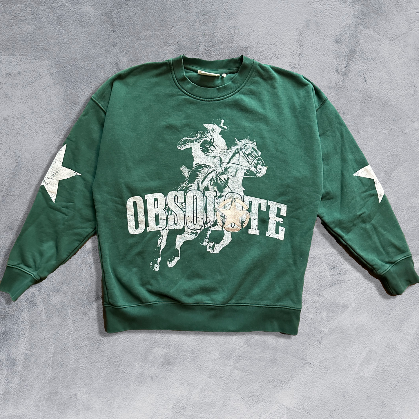 Green HM Cowboy crew (large)