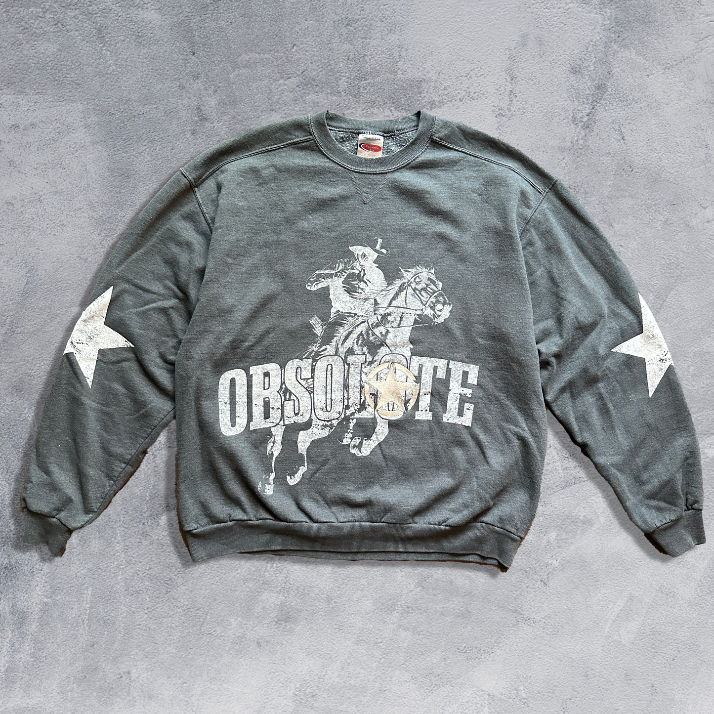 Dark Grey Cowboy crew (XL)